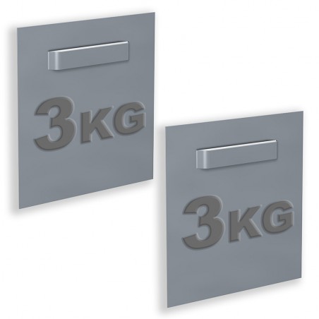 boite de 2 attaches Adhésives pour Dibond et miroir 70 x 70 mm : max 3 kg