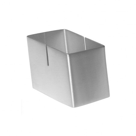 Porte numéro cube Inox pour table d'hôtel restaurant café