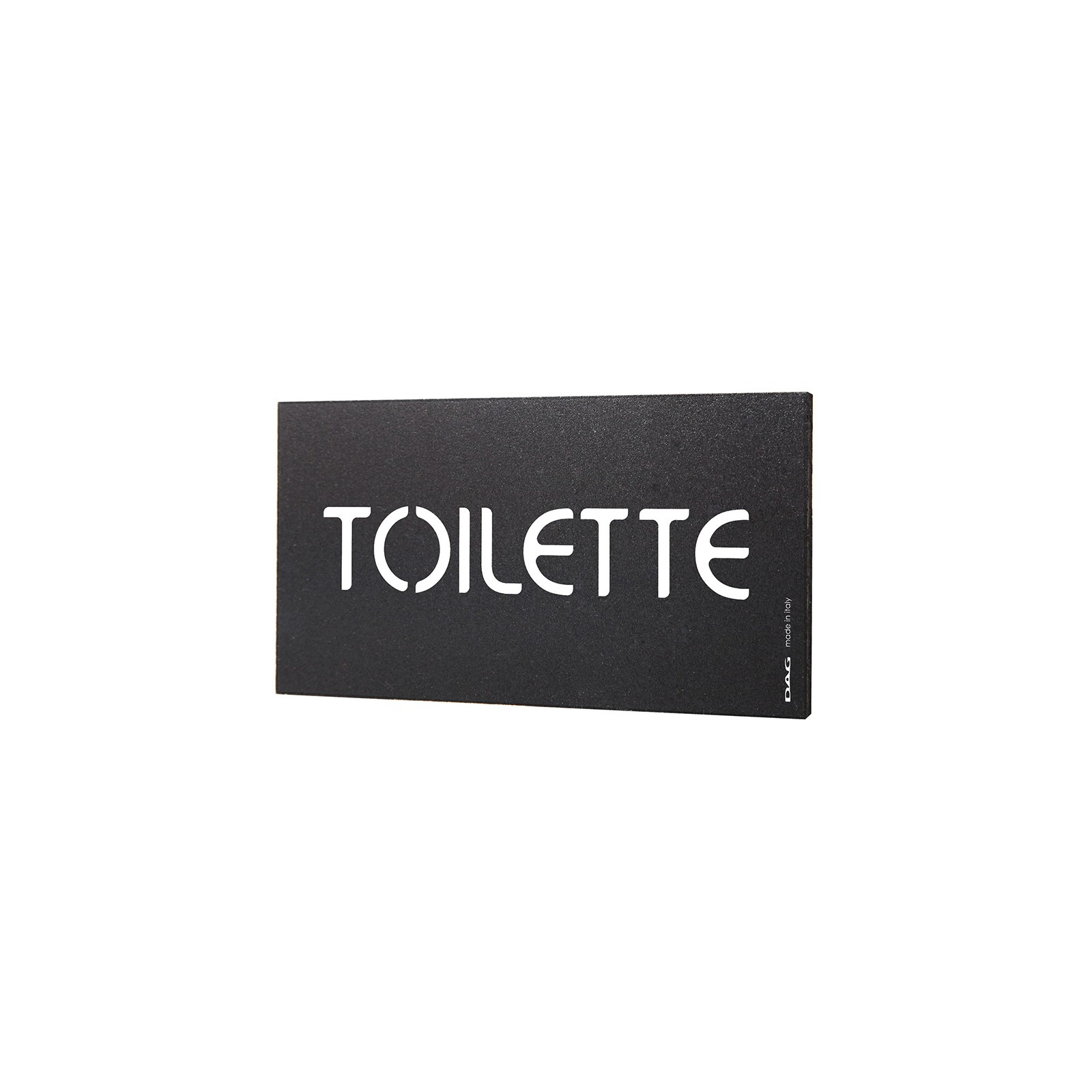 Plaque de porte inscription "Toilette" - Signalétique toilettes pour lieux publics