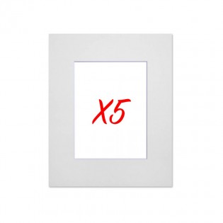 Passe partout format standard Blanc pour cadres et photos - Cadre 30 x 40 cm  - Ouverture 19 x 29 cm