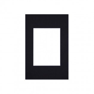Passe partout standard noir pour cadre et encadrement photo - Nielsen - Cadre 50 x 70 cm - Ouverture 29 x 44 cm