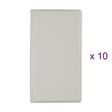 Lot de 10 Porte-additions RISTO beige