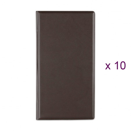 Lot de 10 Porte-additions RISTO marron