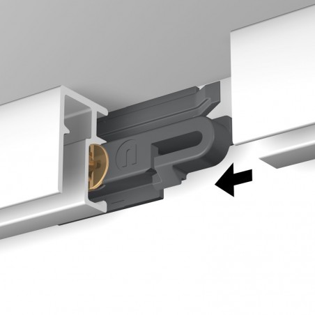 40 mètres Aluminium : Pack complet cimaise Newly R10