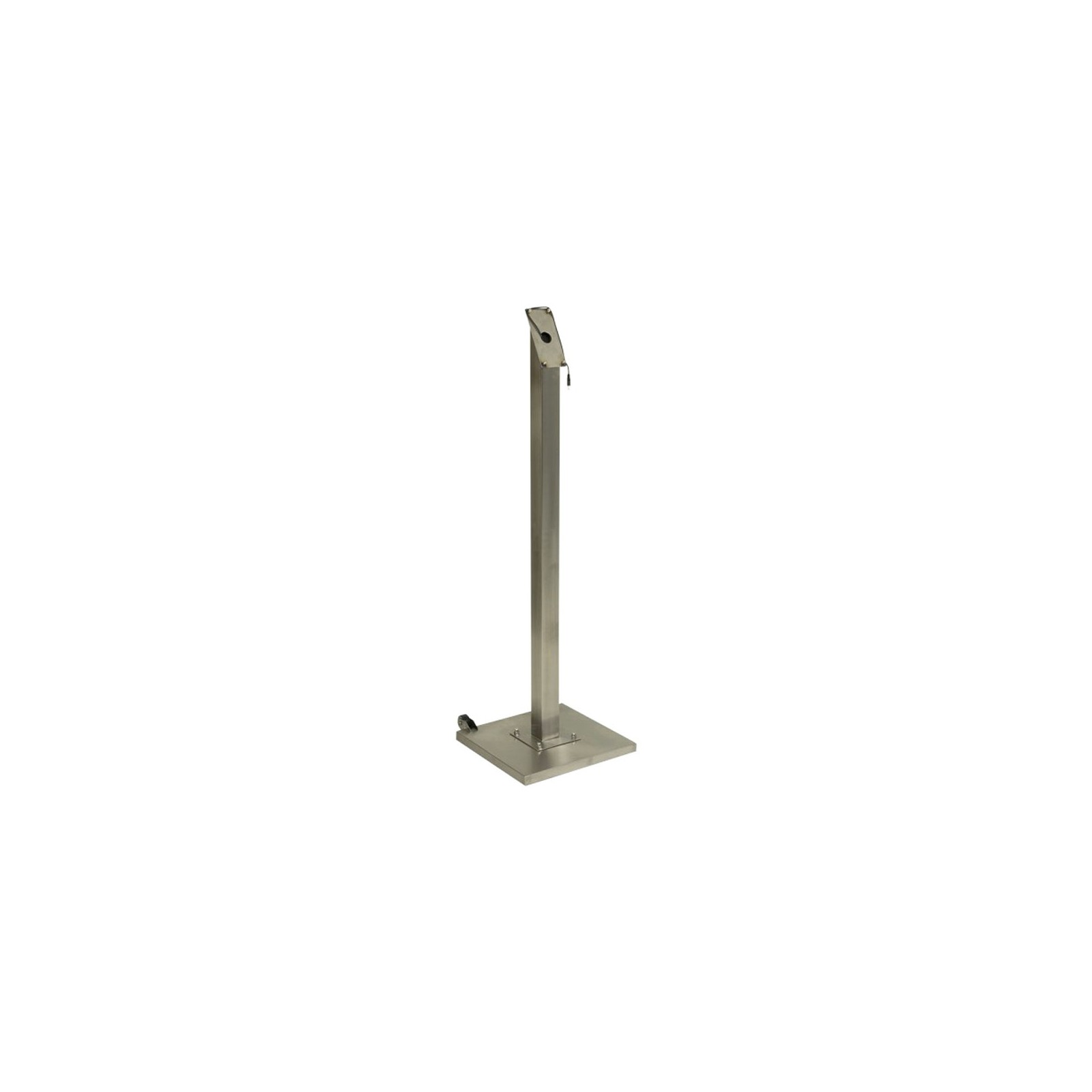 Pied pour porte menu modèle Inox brossé - Hauteur 163 cm