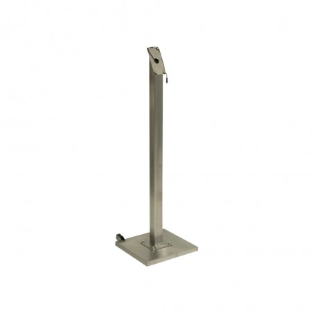 Pied pour porte menu modèle Inox brossé - Hauteur 163 cm