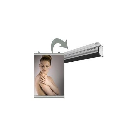 Kit Poster Snap 120 cm + Ceiling clamper - Système de suspension d'affiche pour faux plafond