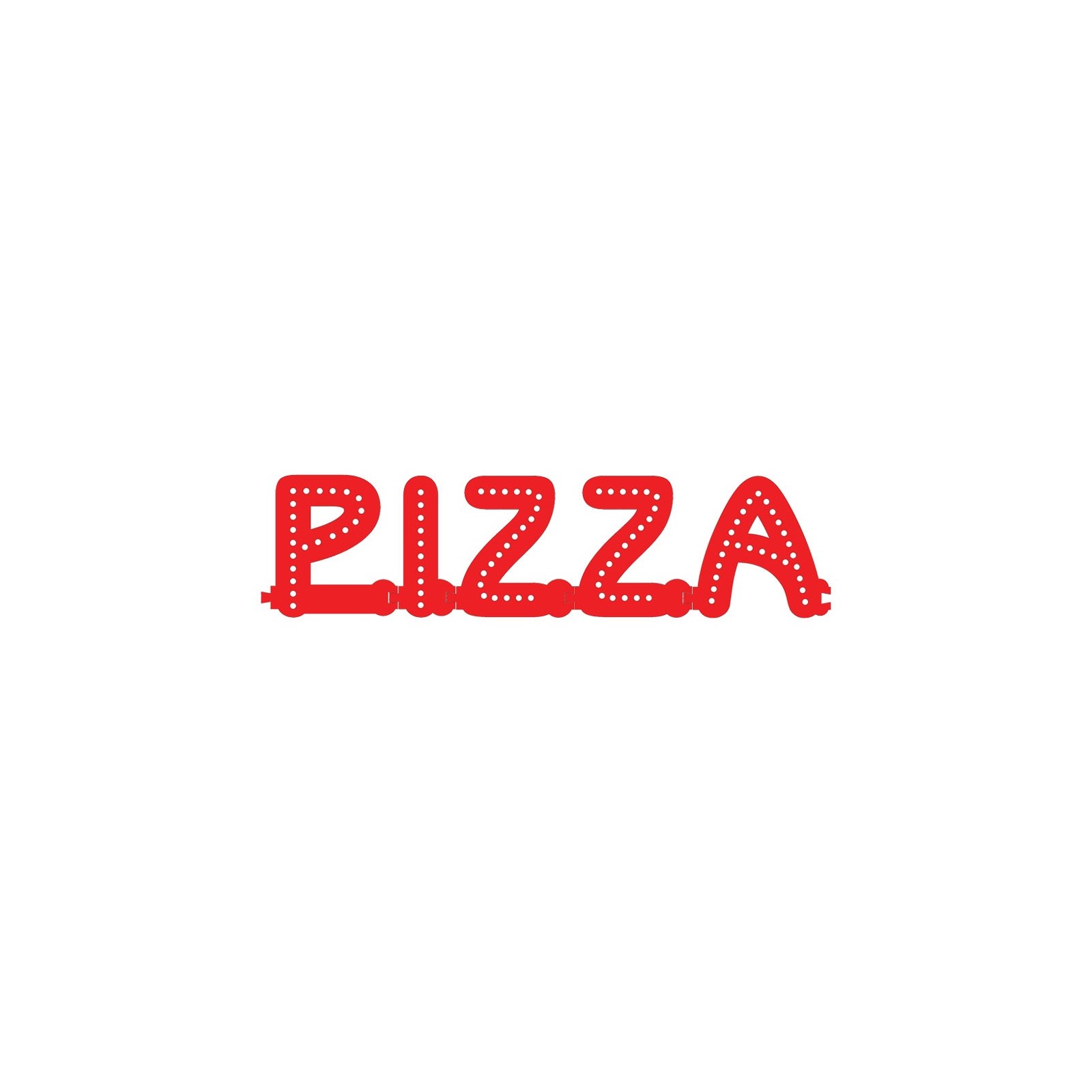 Enseigne PIZZA : lettres lumineuses Smart LED - Enseigne lumineuse LED pour vitrine restaurant pizzeria