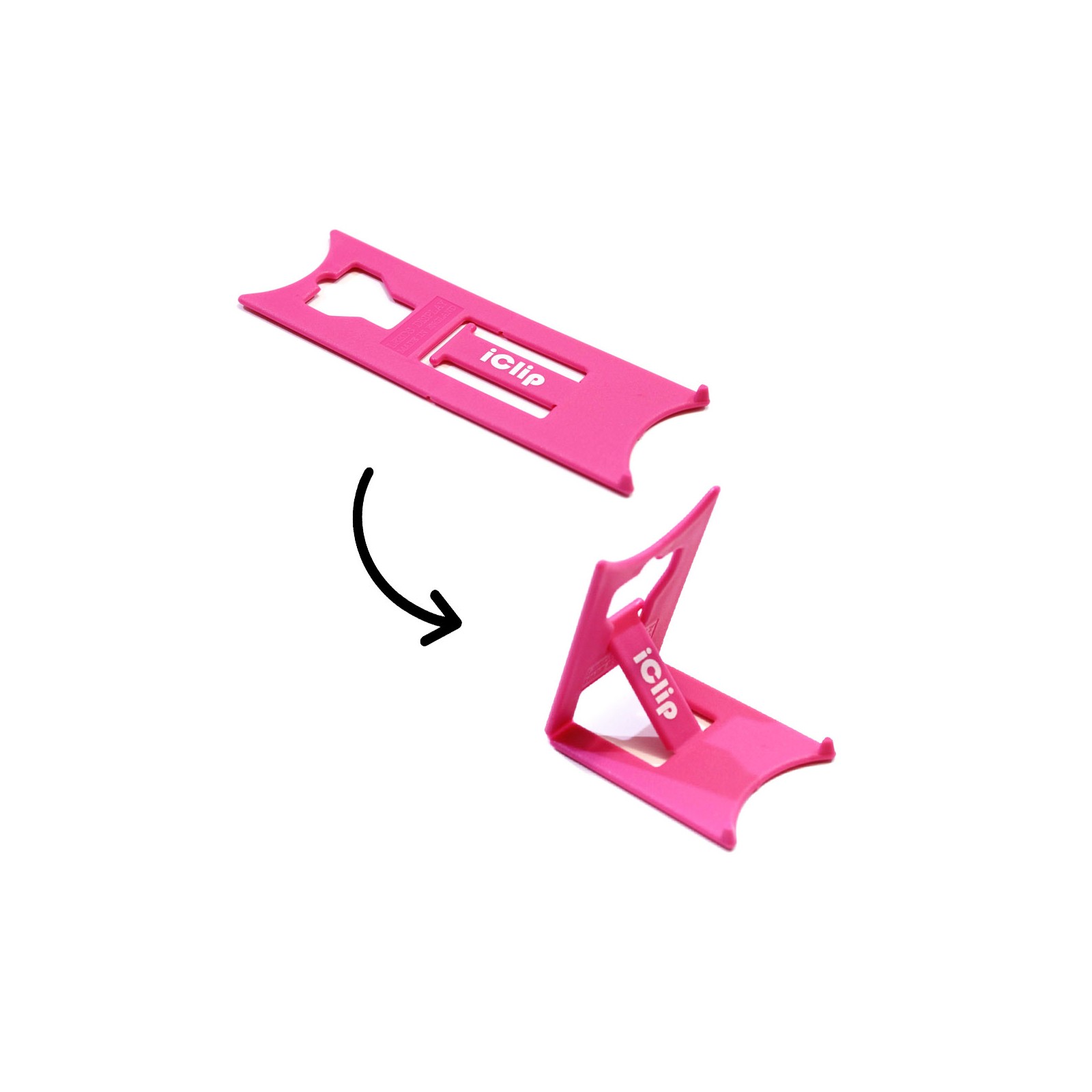 Support de bureau pliable pour tablette, liseuse, Kindle - Couleur rose - Support tablette modèle MEDIUM