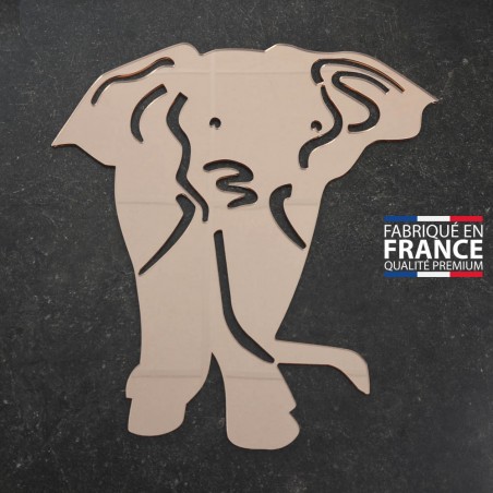 Decorative mirror Rose Gold Elephant model - Animals Series - Acrylic wall mirror for interior decoration