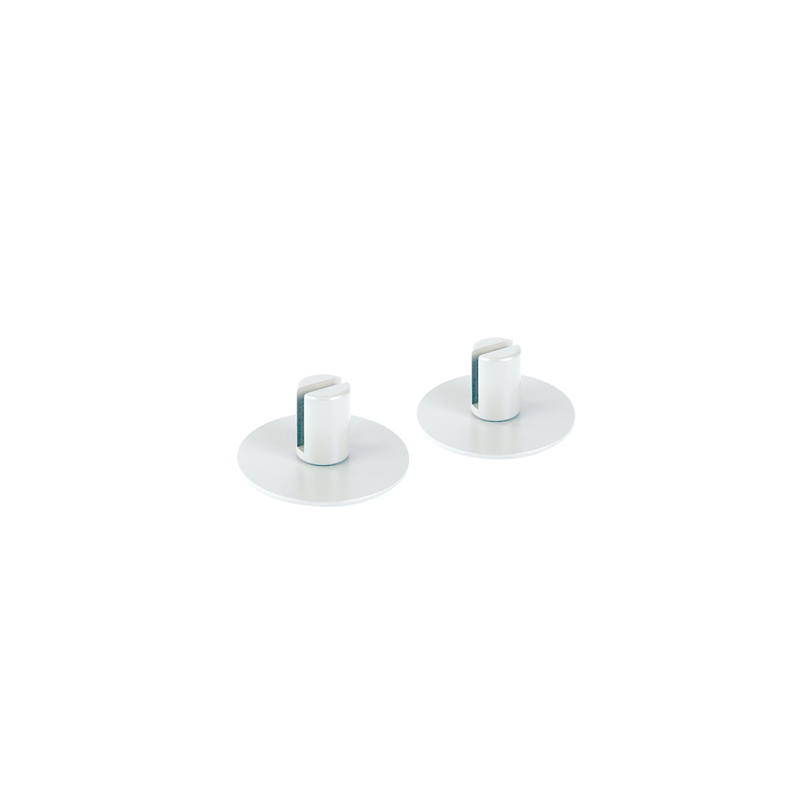 Lot de 2 supports pour écran de séparation et de protection en plexiglass (bureau, accueil, guichet, table)