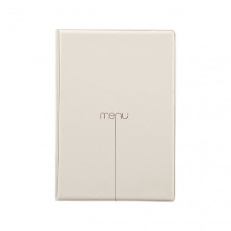 Lot de 10 protège-menus Risto A5 beige