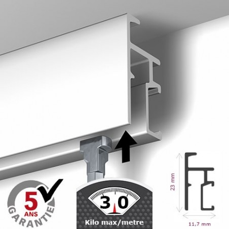 Rail Newly R20 - 200 cm (max 30kg/m)