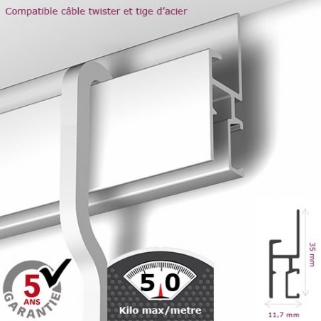 Rail Newly R30 - 200cm (max 50kg/m)