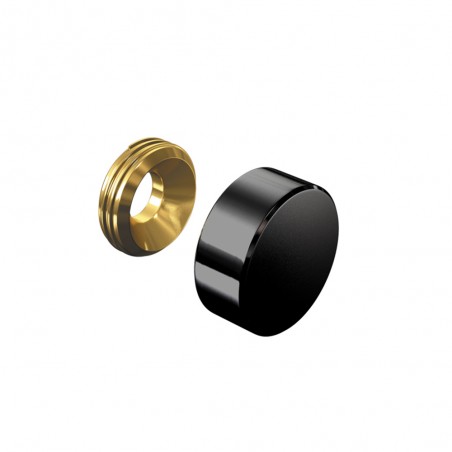 Cache vis noir 13 mm