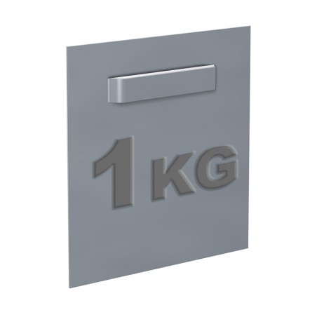 Attache adhésive Dibond 45x45 mm : max 1kg