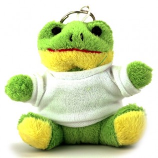 Personalized Frog Keychain