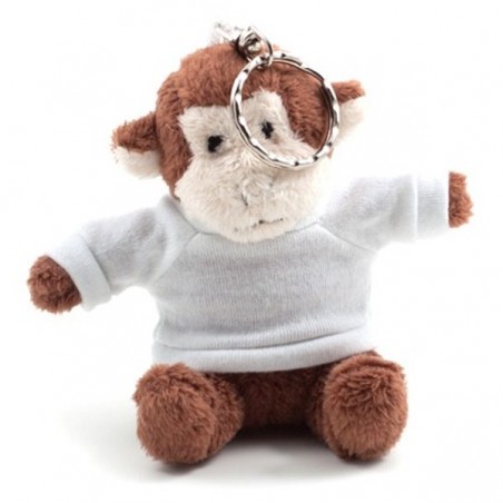 Porte Clef Peluche Singe personnalisé