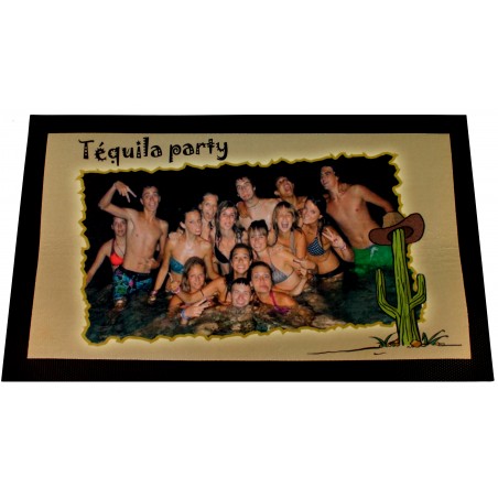 Personalized bar mat