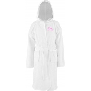 Embroidered child terry bathrobe [x]