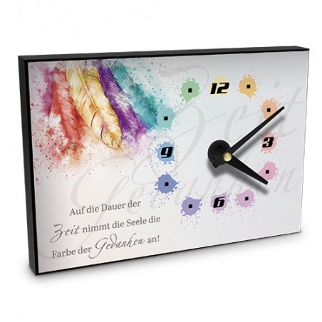 Personalized Rectangular Table Clock