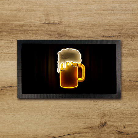 Personalized bar mat