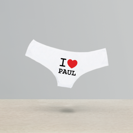 Personalized Brazilian panties