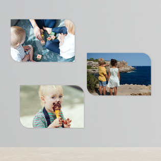 Personalized aluminum photo board | Rectangular 24.5 x 20 cm