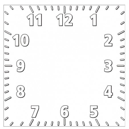 Personalized Square Clock