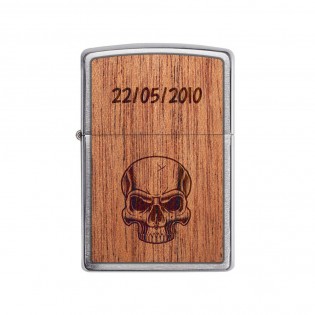 ZIPPO storm lighter personalized by engraving | Skull model