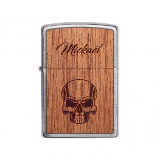 ZIPPO storm lighter personalized by engraving | Skull model