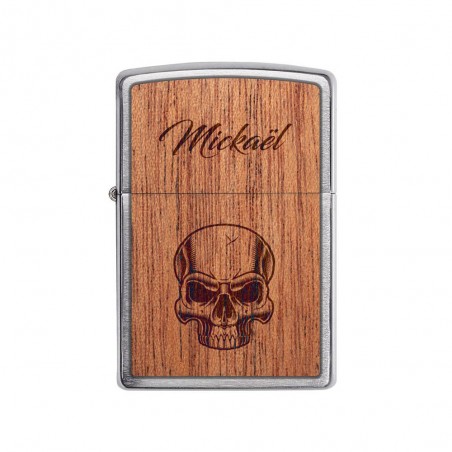 ZIPPO storm lighter personalized by engraving | Skull model