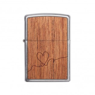 ZIPPO storm lighter personalized by engraving | Heart Model