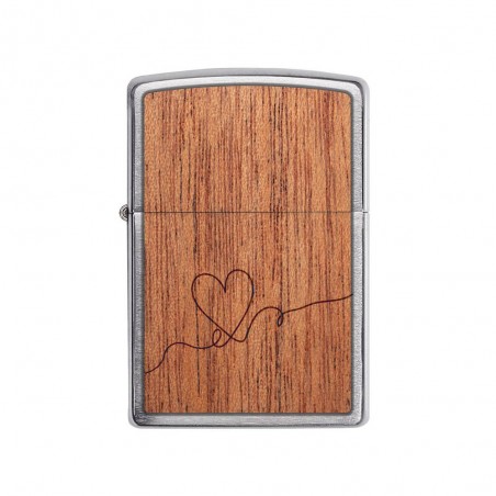 ZIPPO storm lighter personalized by engraving | Heart Model