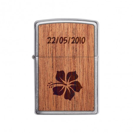 ZIPPO storm lighter personalized by engraving | Flower Model