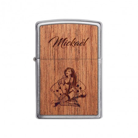 ZIPPO storm lighter personalized by engraving | Pinup Model