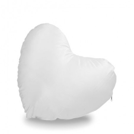 Housse de coussin coeur 40 x 44 cm vierge