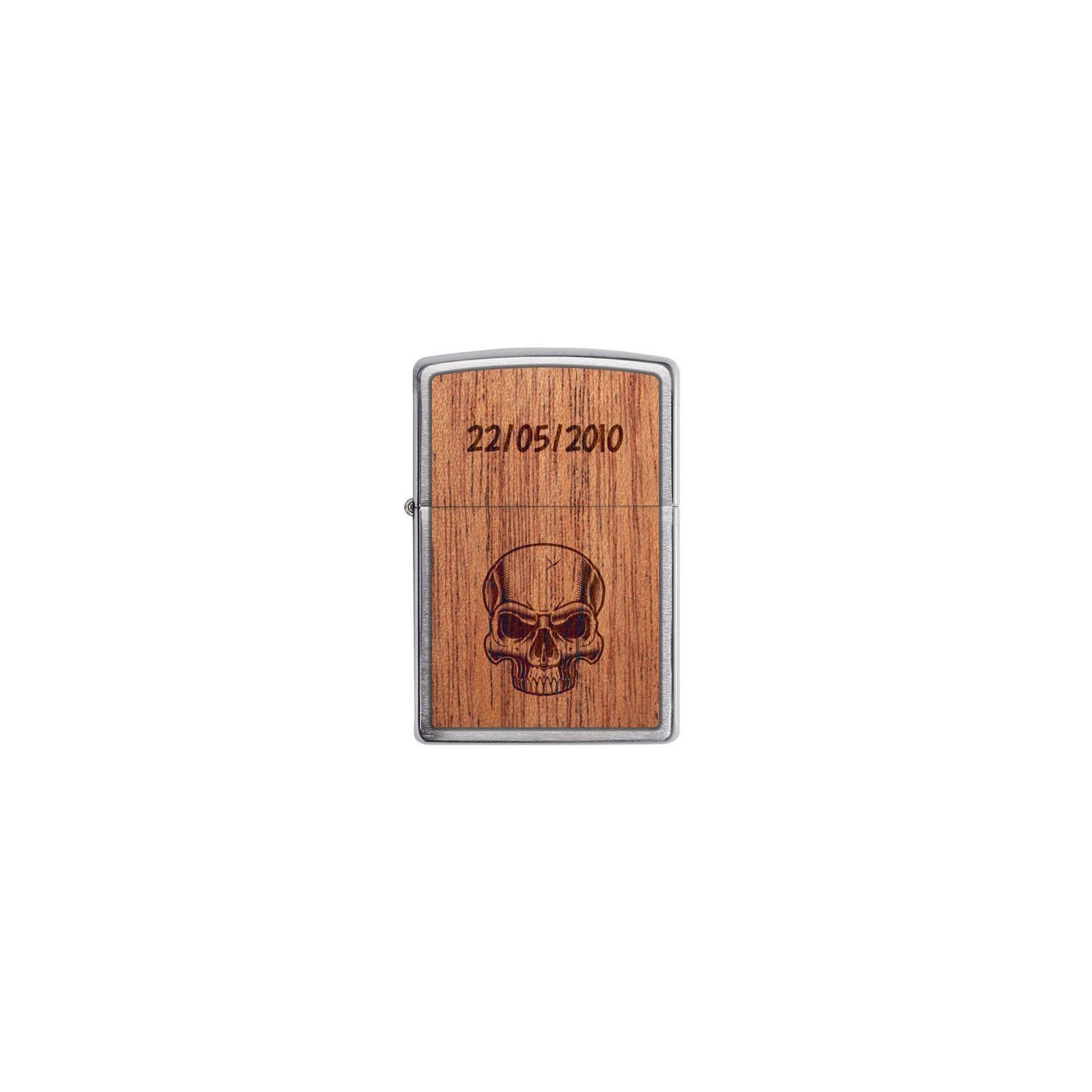 ZIPPO storm lighter personalized by engraving | Skull Model