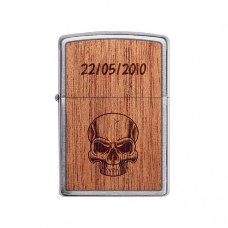 ZIPPO storm lighter personalized by engraving | Skull Model