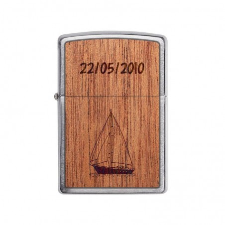 ZIPPO storm lighter personalized by engraving | Boat Model