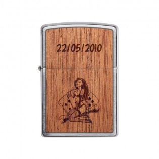 ZIPPO storm lighter personalized by engraving | Pinup Model