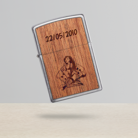 ZIPPO storm lighter personalized by engraving | Pinup Model