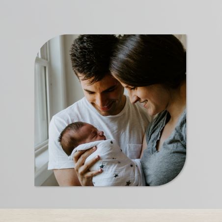 Personalized aluminum photo board | Square